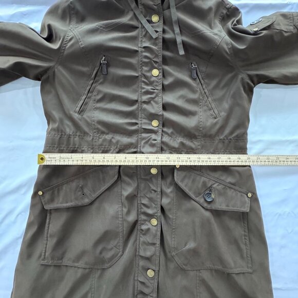 1 Madison Expedition Women's Faux Fur Trim Hood Parka Jacket Green Size Large - Picture 6 of 12